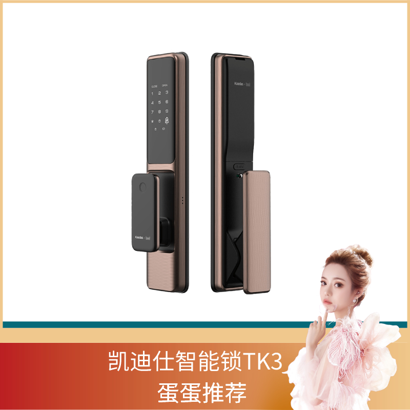 yr013凯迪仕指纹锁tk3智能锁家用防盗电子门锁天猫精灵